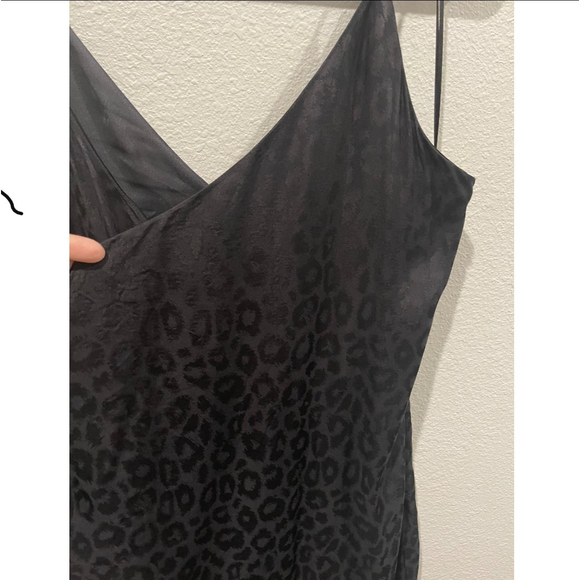 CUSHNIE Black Leopard Print Dress - Picture 7 of 10